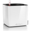 Lechuza geobra Kvetináč Lechuza Cube Glossy all-in-one set Farba: Biela, Veľkosť: 16 (17 x 17 / 16 cm)