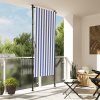 vidaXL Vonkajšia roleta modro-biela 100x270 cm látka a oceľ 368764