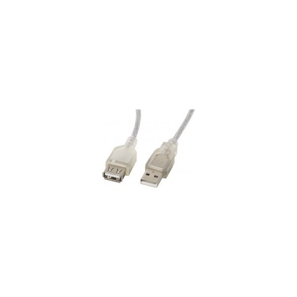 USB kábel Lanberg CA-USBE-12CC-0050-TR USB, 5m, čirý