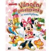 Vianočné omaľovánky so samolepkami - Minnie