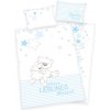 HERDING Obliečky do postieľky Miláčik modrá Bio Bavlna Bio Bavlna, 100/135, 40/60 cm