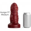 Mr. Hankey’s Toys HungerFF Blood Red Medium prémiové silikónové dildo s Vac-U-Lock 20,8 x 6,3–7,8 cm