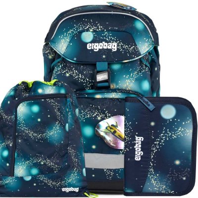Ergobag Školská taška pre prváka Prime Galaxy space SET