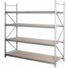 Zinkovaný regál STOW Minirack 250x270x80 cm - 4 police, nosnosť 1520 kg - ZÁKLADNÝ MODUL