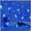 Vnútorná LED vianočná reťaz s hviezdičkami - 6m, 50 LED, modrá, priehľadný kábel