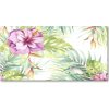Foto obraz sklo tvrzené Havajské kvety 100x50 cm