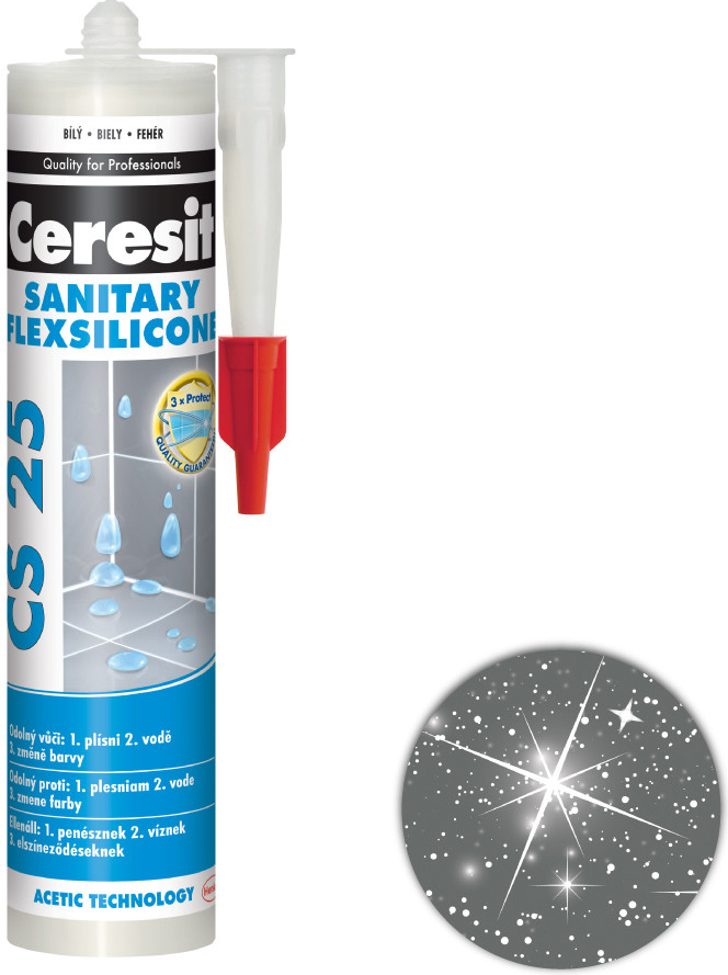 Ceresit CS 25 silikon sanitárný 280 ml night glow