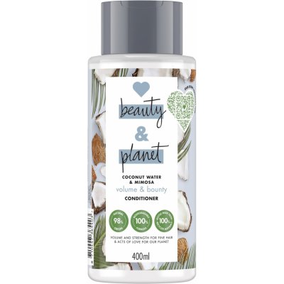 Love Beauty & Planet Volume and Bounty kondicionér pre jemné vlasy 400 ml