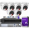 Sada na monitorovanie TurboHD, 6 kamier Hybrid Light 5Mpx, rekordér 8ch - HiLook by Hikvision