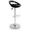 Hoker barová stolička čierna farba 96 cm plast AGA