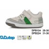 D.D.STEP kožené topánky S040 white / green Veľkosť-obuvi: 34