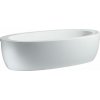 LAUFEN Hydromasážna polozápustná vaňa IL BAGNO ALESSI ONE, s polovičným panelom, biela