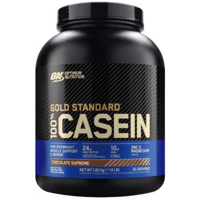 Optimum Nutrition 100% Casein Protein 1818g - jahoda