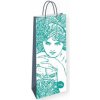 Darčeková taška na fľašu Alfons Mucha – Emerald, Fresh Collection