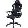 Herné a kancelárské kreslo E-racer KA-G408 GREY, poťah sivá a čierna látka