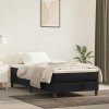 vidaXL Posteľný rám boxspring s matracom čierny 90x190 cm zamat 3144305
