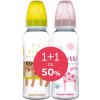 Canpol babies súprava dojčenská fľaš s úzkým hrdlom 250 ml