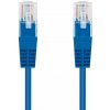 Kábel C-TECH patchcord Cat5e, UTP, modrý, 5m CB-PP5-5B