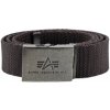 Alpha Industries Heavy Duty Belt 4 cm Hunter Brown opasok Farba: hnedá, piesková, Veľkosť: Unisex