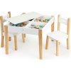 Eco Toys set stôl a 2 stoličky