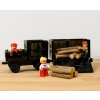 Coblo Magnetická stavebnica Transport set čierny 22 dielov