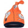 Dojčenská bavlnená čiapočka New Baby skvelý nápad Oranžová 80 (9-12m)
