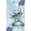 Jerry Fabrics detský uterák Lilo a Stitch Ohana modrý 30 x 50 cm