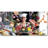 Foto obraz akrylový Kuchár recept 100x50 cm
