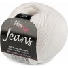 Pletacia priadza Jeans 50 g - (8002) biela