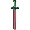 Wiky svietiaci meč Minecraft 55cm