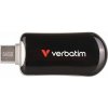 Verbatim USB flash disk, USB C, 64GB, Plectra, čierny, 30224, USB C