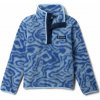 Helvetia II Printed Half Snap Fleece Unisex Detska Flisova Bunda Farba: Mountain Blue Topoglitch, Coll Navy, Veľkosť: XL 2097071433
