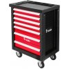 Redats Dielenský vozík/ skrinka na náradie PROFI - 7 šuflíkov Red/Black 07-02-47