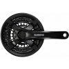 Shimano kľuky Tourney FC-TY501-L 175mm 48-38-28 zubov, čierne s krytom, v krabičke