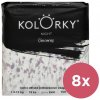 KOLORKY NIGHT Plienky jednorazové eko nočné L (8-13 kg) 152 ks - MESAČNÁ ZÁSOBA VP-F068838