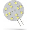 Spectrum LED žiarovka G4, 2W, 12LED, 12V, 30mm [WOJ+13782] Farba svetla: Studená biela