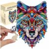 Kruzzel 24552 Drevené puzzle vlk, 170 ks