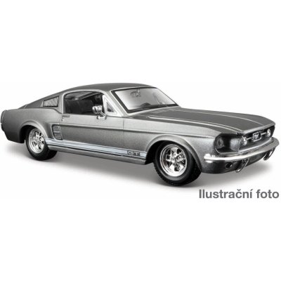 Maisto 1967 Ford Mustang GTmetal šedá 1:24