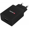 SWISSTEN SÍŤOVÝ ADAPTÉR SMART IC 1x USB 1A POWER + DATOVÝ KABEL USB / LIGHTNING 1,2 M ČERNÝ 22068000