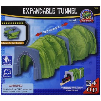 Naťahovací tunel pre vláčik
