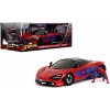 Jada Toys model McLaren 720S Spider-Man 1:24 die-cast s figúrkou