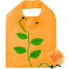 HomePRO ROSE-1 Skladacia nákupná taška RUŽA, 19 L, 39,5x35,5 cm, oranžová