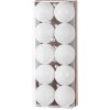 Gule MagicHome Vianoce,10 ks, biele, na vianočný stromček, 6 cm