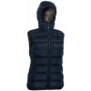 WARMPEACE YUBA LADY black/black S; Černá vesta