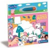 CLEMENTONI Puzzle s malováním vodou Water Magic: Prasátko Peppa 15 dílků