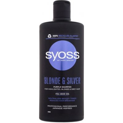 Syoss Purple Shampoo Blonde & Silver W Šampón 440 ml