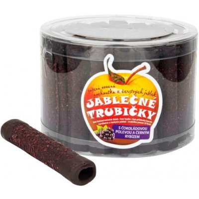 B.Produkt Trubičky jablečné s čierným rybízem a čokoládou dóza 540 g