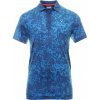 Pánska polokošeľa Callaway Golf ALL OVER ABSTRACT CAMO PRINTED modrá S