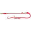 Soft Rope predlžovacie okrúhle tkané vodítko, S-XL: 2 m/ 10 mm, červená/krémová