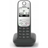 SIEMENS GIGASET A690HX - DECT/GAP prídavné slúchadlo vr. nabíjačky pre bezdrôtový telefón, farba čierna/ strieborná
